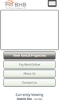 Mobile Screenshot of bhbrentals.com